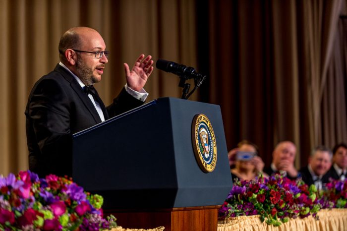 White House Correspondents Association dinner in Washington DC. 20160430 (Photo by Mary F. Calvert )